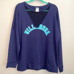 EUC Victoria's Secret PINK Collegiate Collection Villanova Sweatshirt Size Large